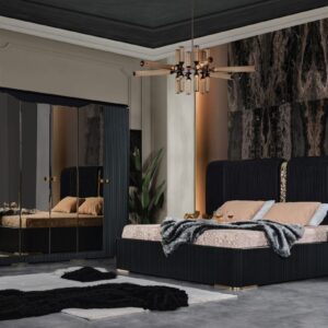 dark Dark Black Yatak Odası Takımı