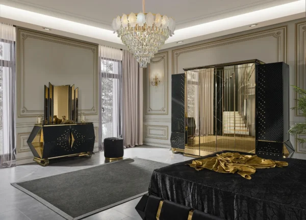 yot-007 Gold Yatak Odası Takımı